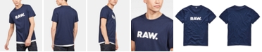 G-Star Raw Men's Holorn RAW Graphic Logo Crewneck T-Shirt